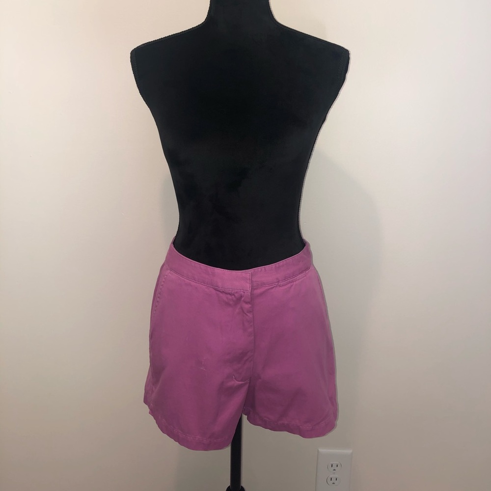 Purple High Waisted Shorts